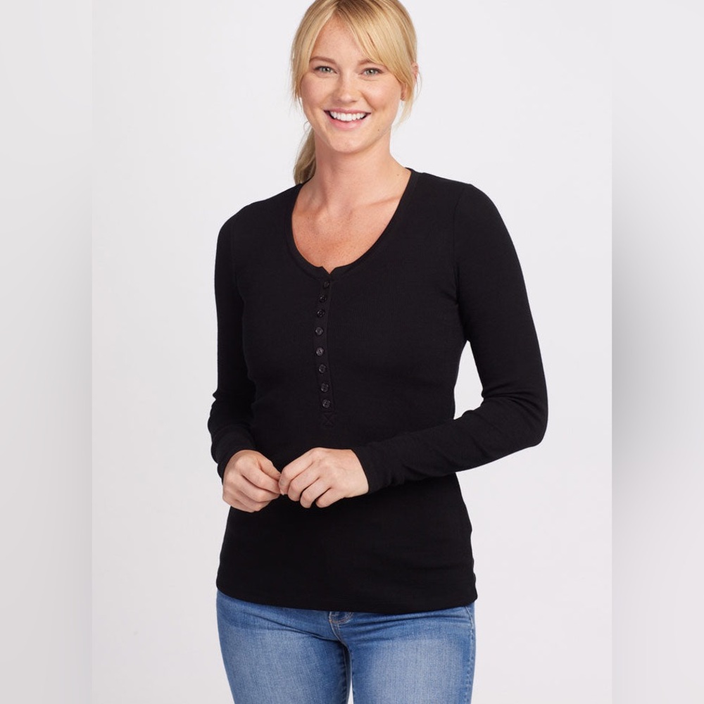 Black Long Sleeve Women's Tee